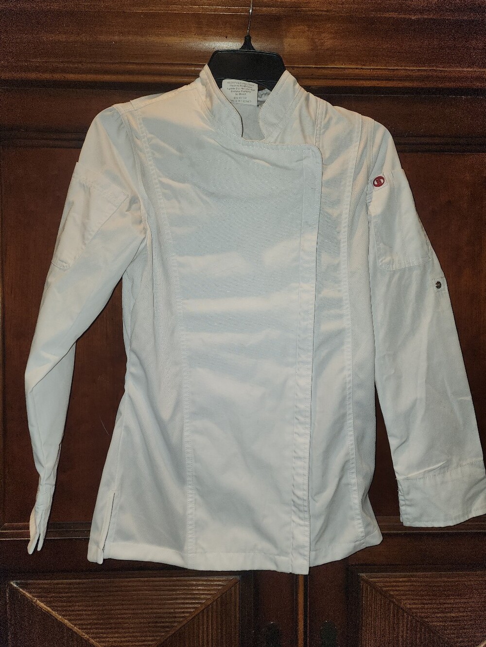 Womens Chef Closet White Long Chef Jacket Xs